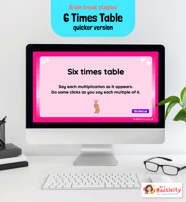 6 Times Table Practice PowerPoint