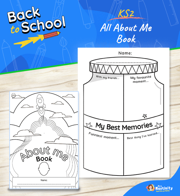 Back to School KS2 All About Me Booklet