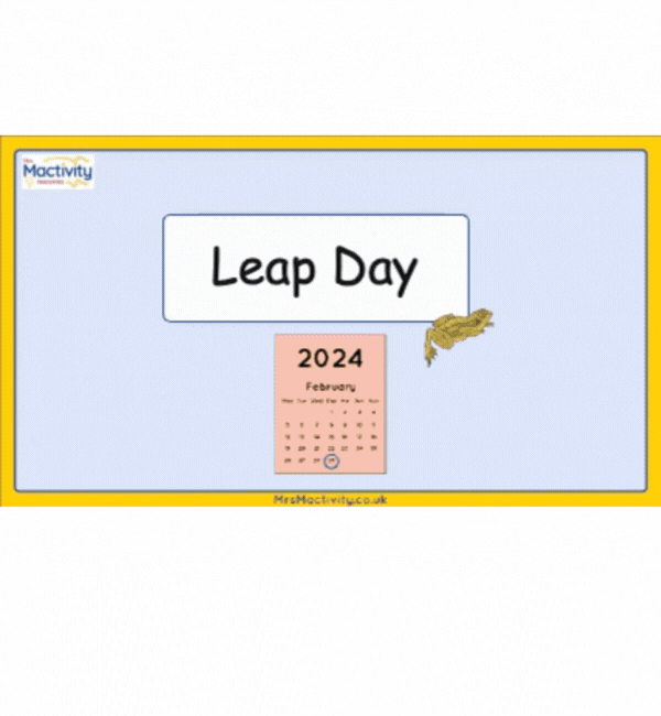 leap year resources EYFS KS1
