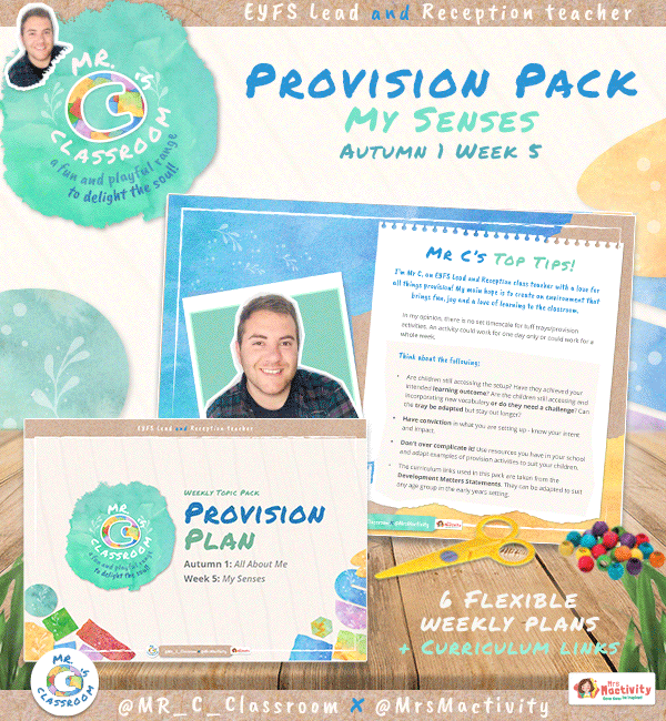 Mr C's classroom provision pack for EYFS