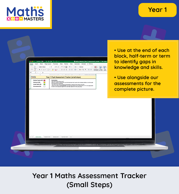 Help track your pupils progress in maths with Free Year 1 Maths Masters Assessment Tracker (Small Steps). 