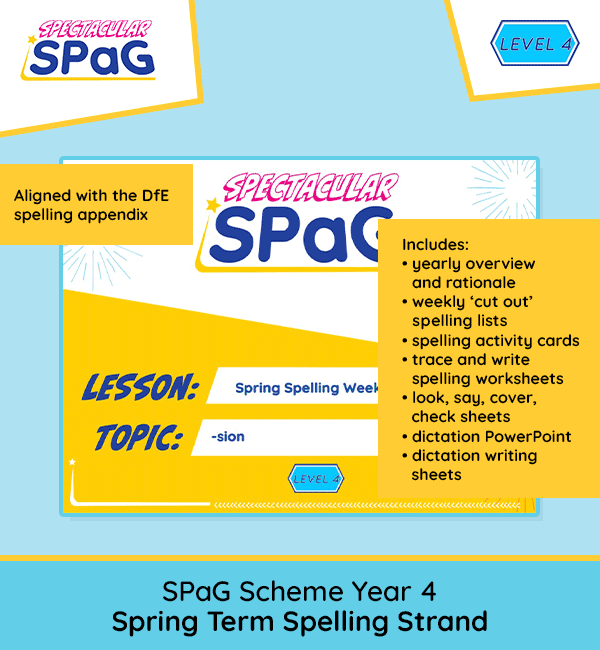 SPaG Scheme Year 4 Spring Term Spelling Strand