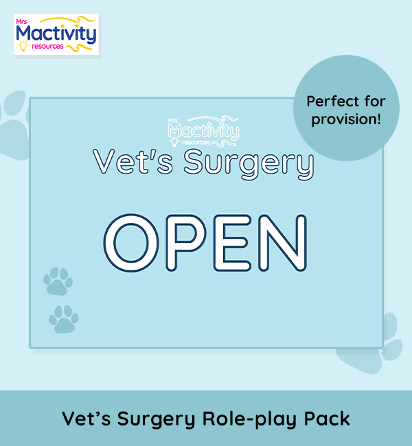 Vet Surgery Role-Play Resource Pack