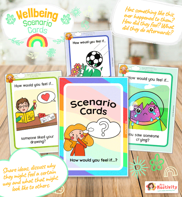 These Empathy Scenario Cards are a great way of introducing discussions into your classroom, perhaps in circle time, and exploring each scenario from a variety of viewpoints.
