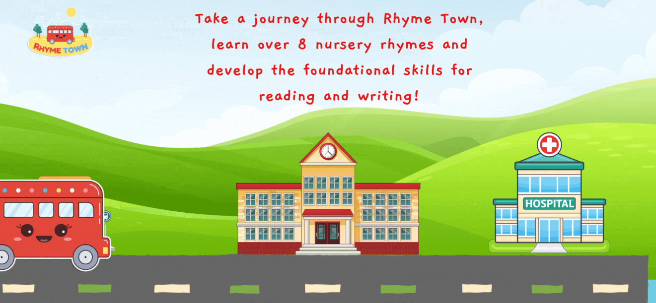 Rhyme Town scheme of work pre-reading pre writing phase 1